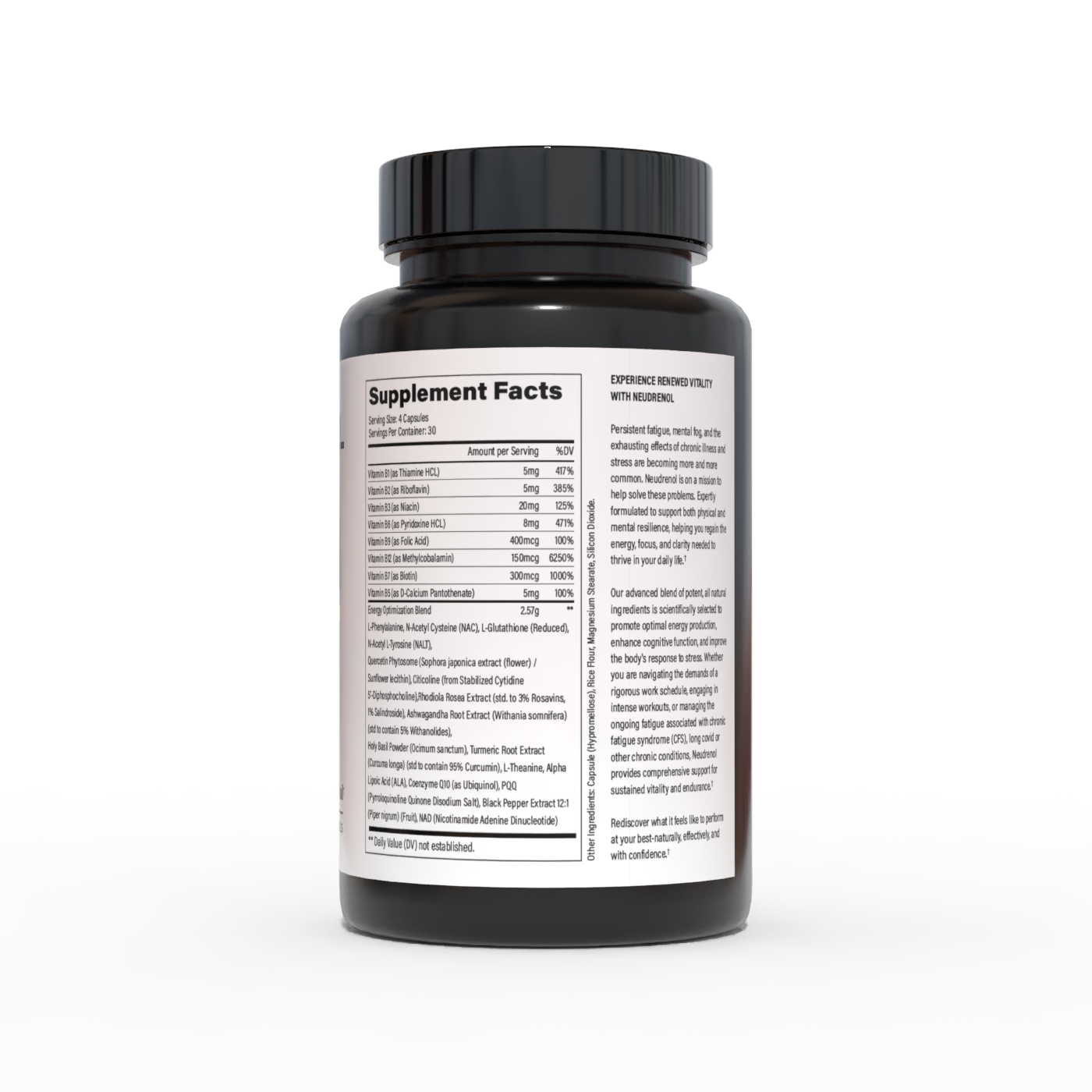 Natural Energy & Anti-Fatigue Supplement